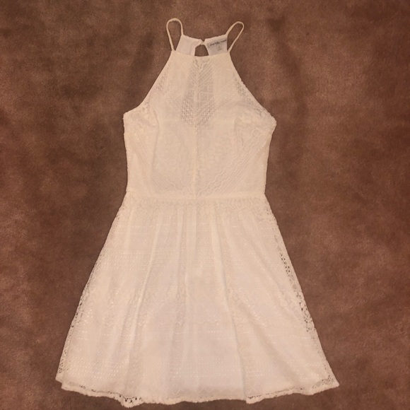 White Charlotte Russe Lace Dress - Picture 1 of 6